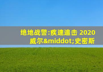 绝地战警:疾速追击 2020 威尔·史密斯